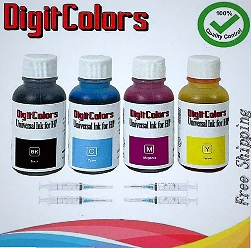 4x30ml Refill ink HP 67 67XL DeskJet 1255 2755 2752 2732 4155 4152 4140-Uni kit
