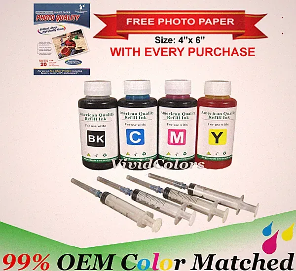For HP 67/67XL Ink Refill Kits For HP Envy Pro/Deskjet Plus 4140/6055/6455/2755