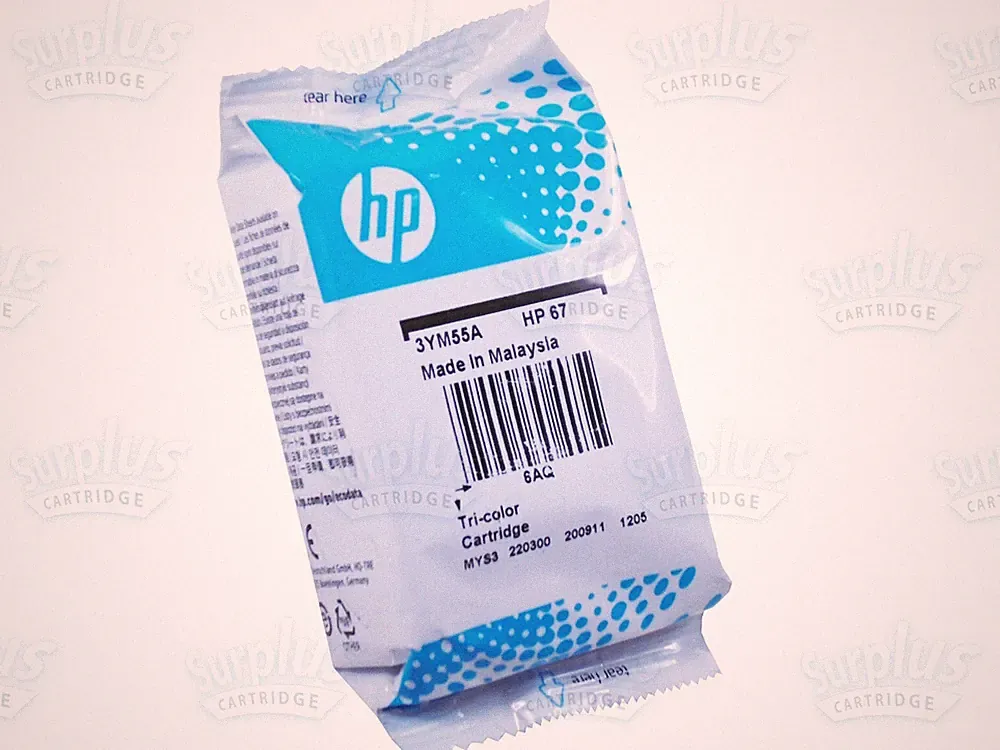 Genuine HP 67 Color Ink Cartridge 3YM55AN DeskJet 2724 2725 2755