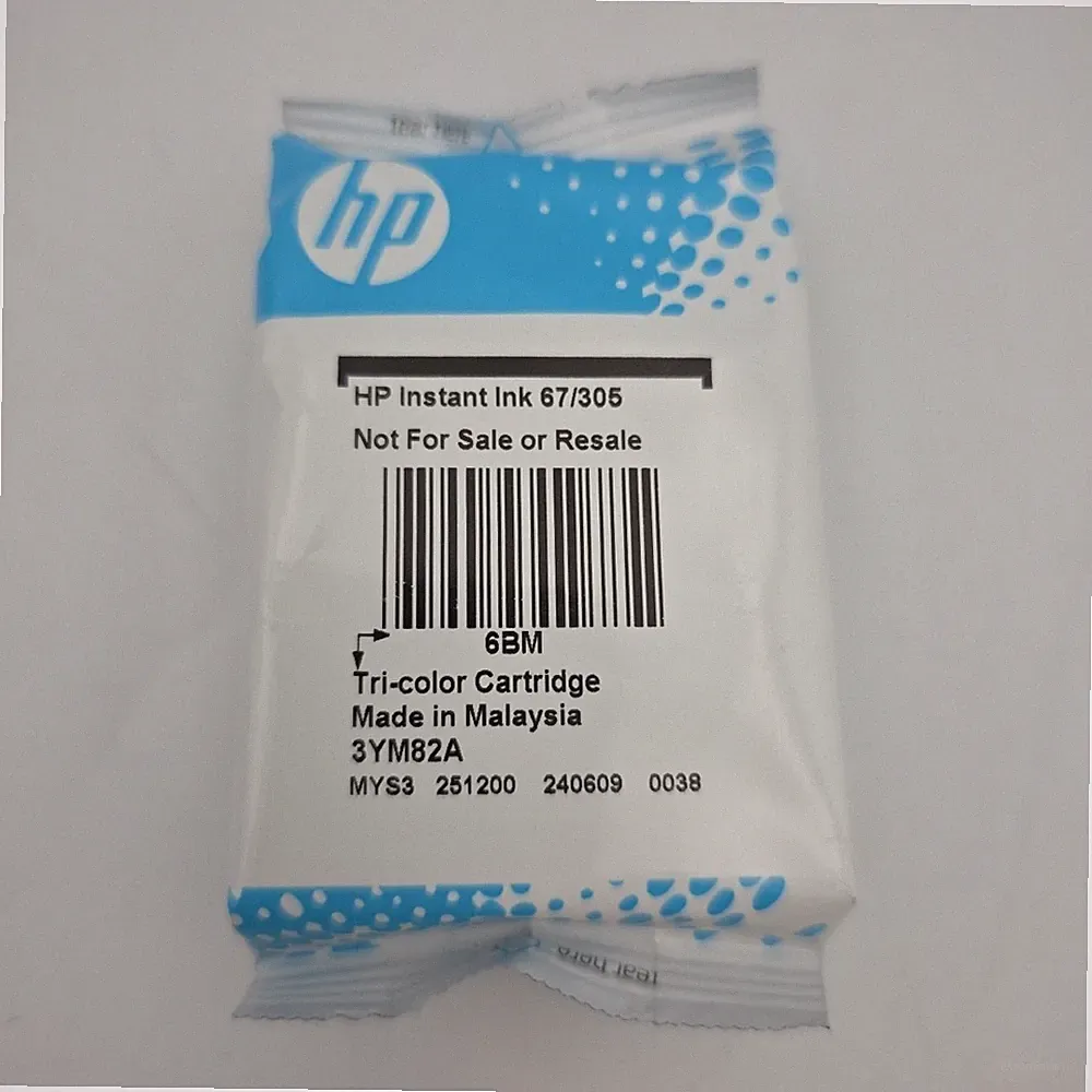 HEWLETT PACKARD HP 67/305 PRINTER INK NEW IN SEALED PKG TRI COLOR