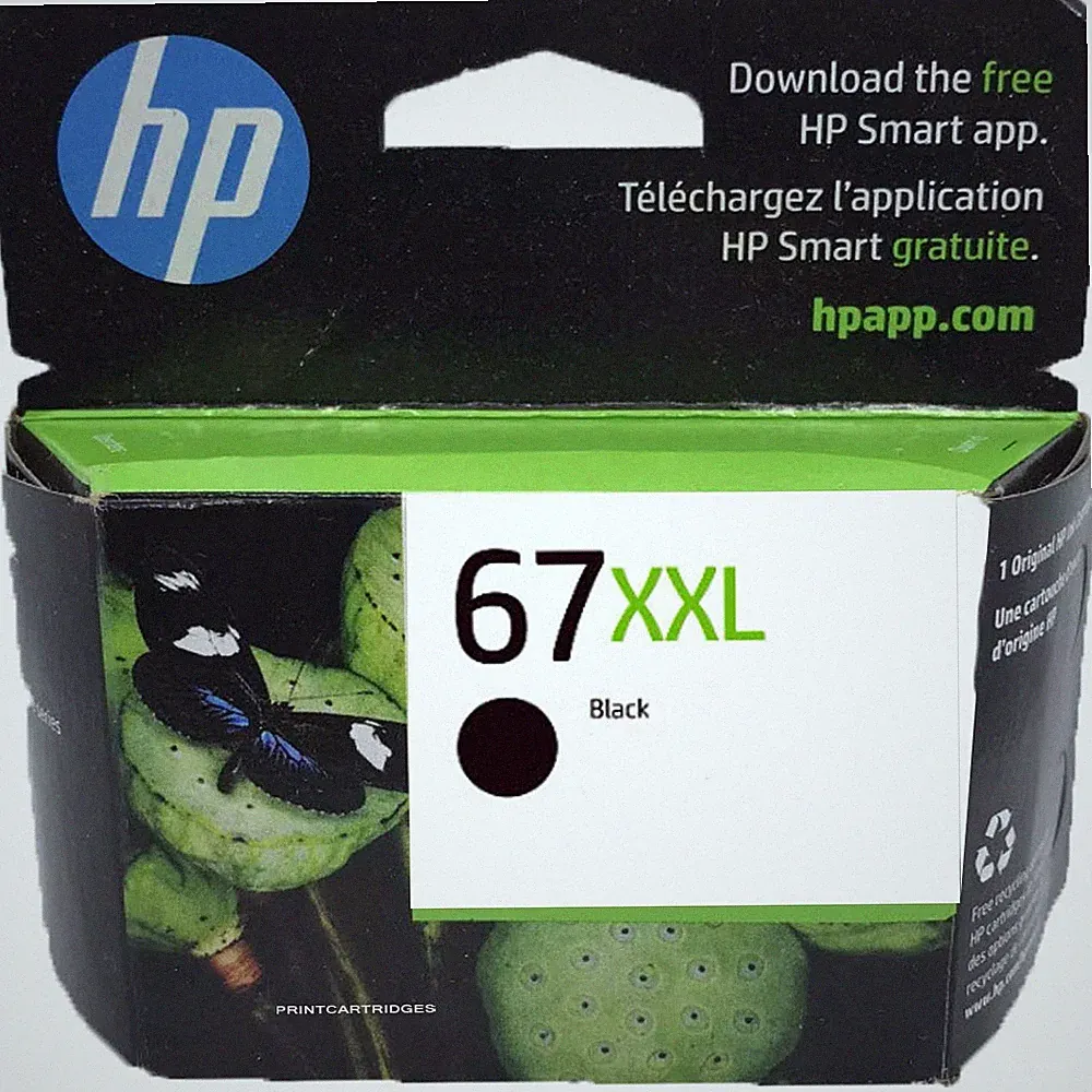 HP 67XXL Genuine Black Ink Cartridge Extra High Yield
