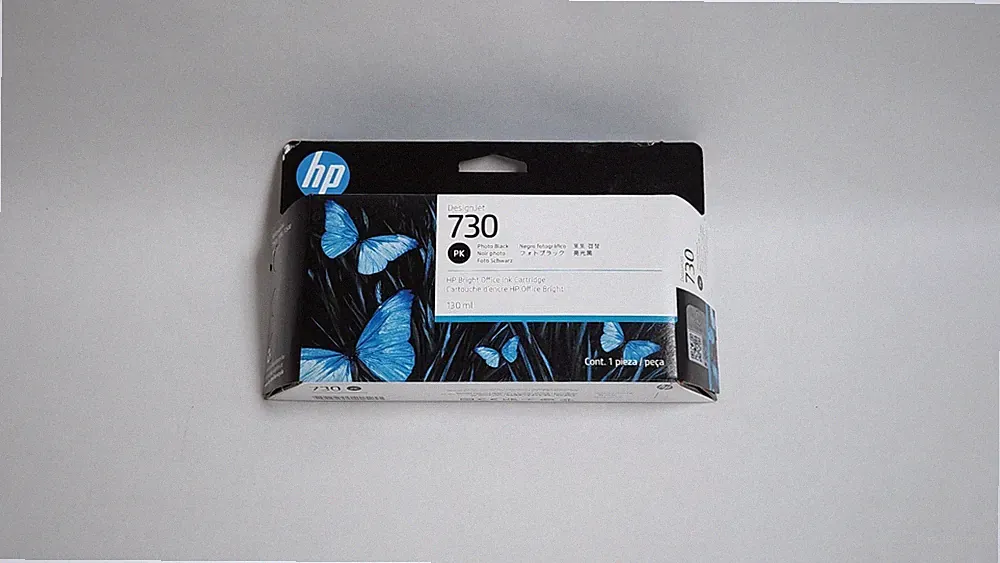 HP 730 (P2V67A) Photo Black (PK) DesignJet Ink Cartridge 130ml - 2027 Date