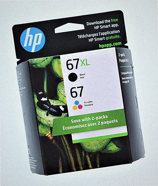 HP Original Ink 67XL Black, 67 Cyan, Magenta, Yellow (2 Pack)