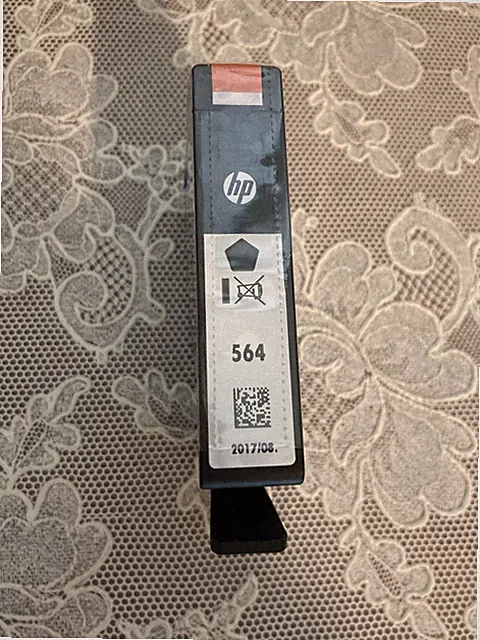 NEW Genuine HP 564 Black Ink Cartridge Exp August 2017