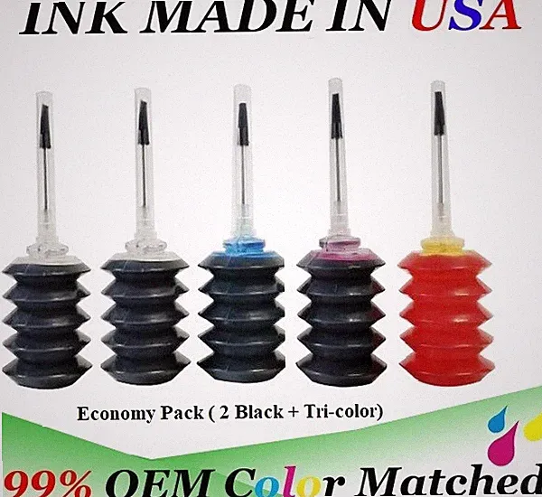 Refill ink HP 67 67XL Extra Black with Tri-color 1255 2755 2752 2732 4155 4152